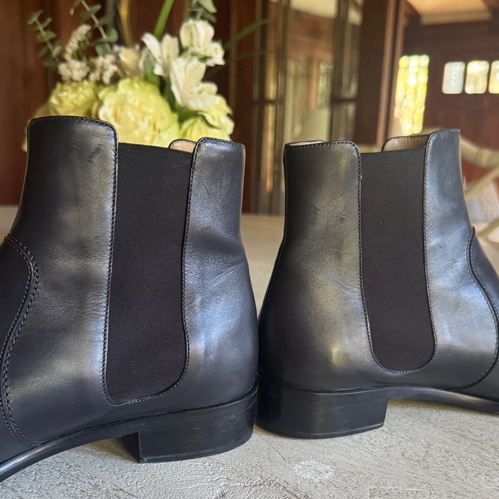 Salvatore Ferragamo Chelsea Leather Boots - Picture 7 of 9
